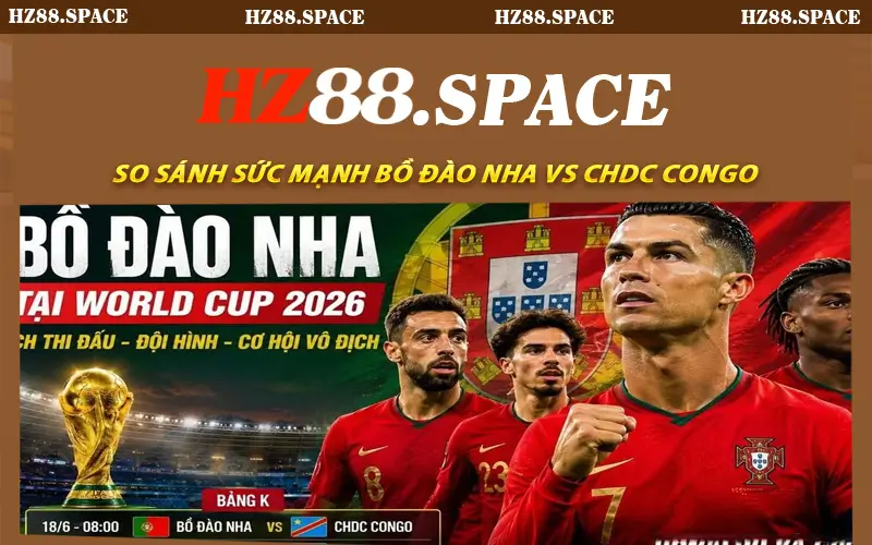 So sánh sức mạnh Bồ Đào Nha vs CHDC Congo